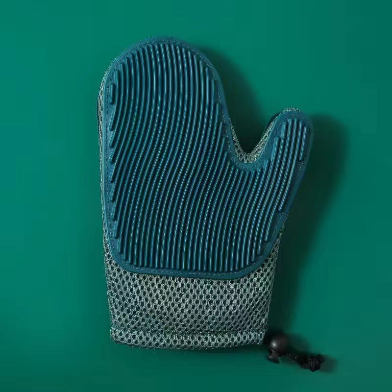 Katzenpflegehandschuh Silikon | 2-in-1 Fellpflege & Massage | Atmungsaktiv, verstellbar, für alle Felltypen & Rassen
