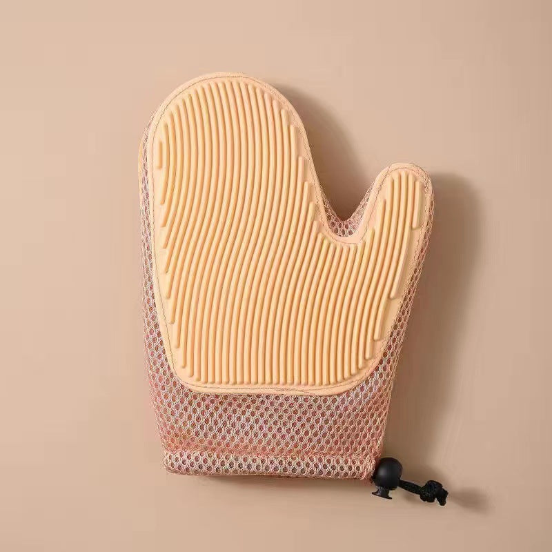 Katzenpflegehandschuh Silikon | 2-in-1 Fellpflege & Massage | Atmungsaktiv, verstellbar, für alle Felltypen & Rassen