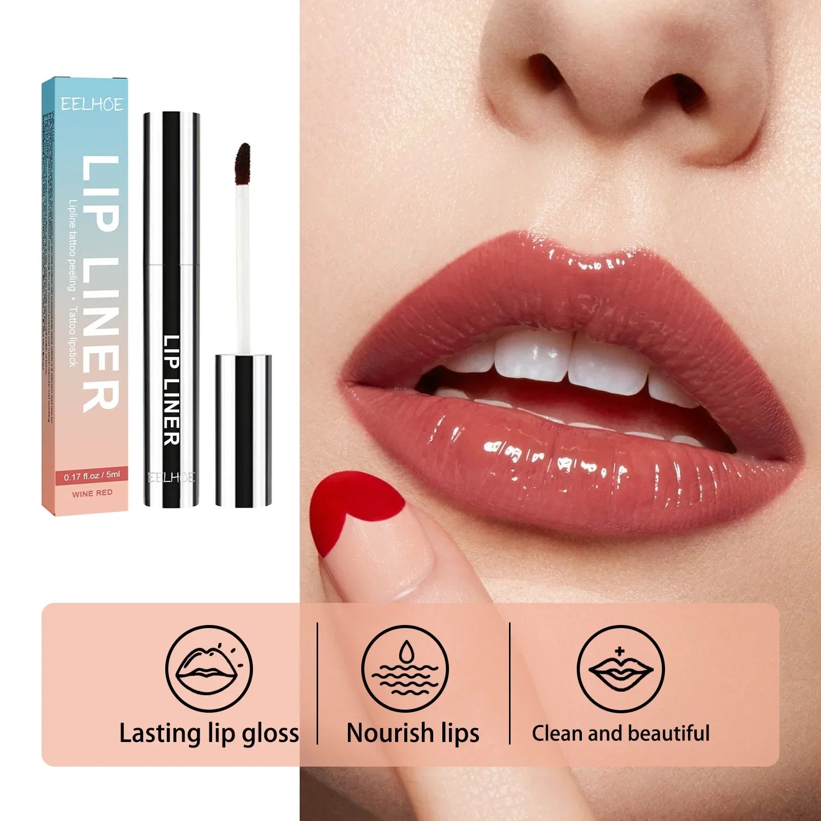 Kendra™️ - Den ganzen Tag lang natürlich aussehende, dickere Lippen
