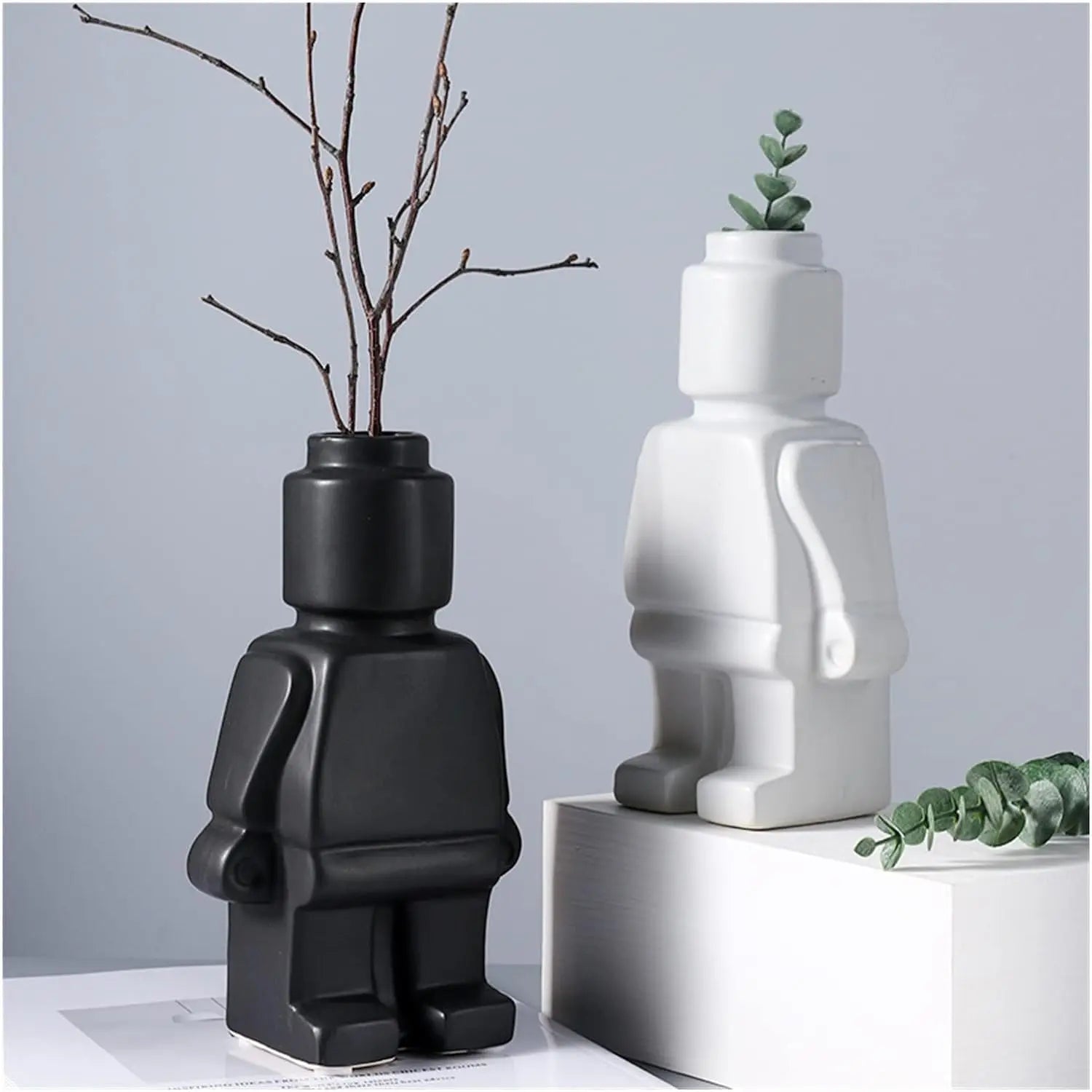 Keramikvase | Moderner Blickfang | Glatte Oberfläche | NordicStems