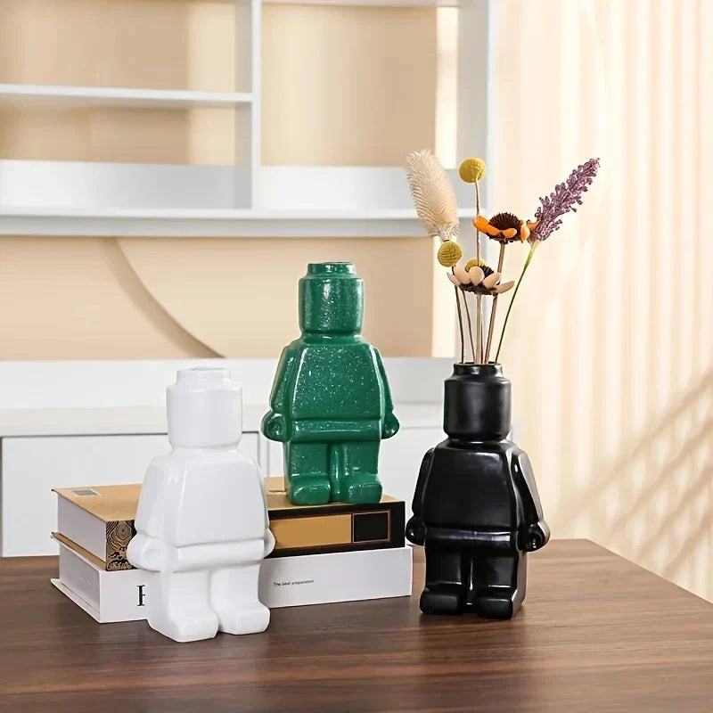 Keramikvase | Moderner Blickfang | Glatte Oberfläche | NordicStems