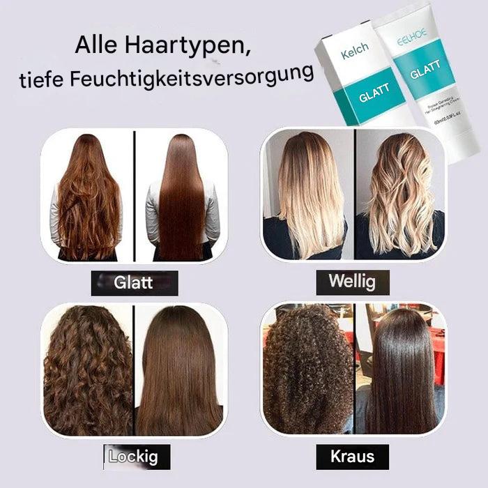 Keratin | Glättungscreme | Anti Frizz Pflege für Haare | Keratique