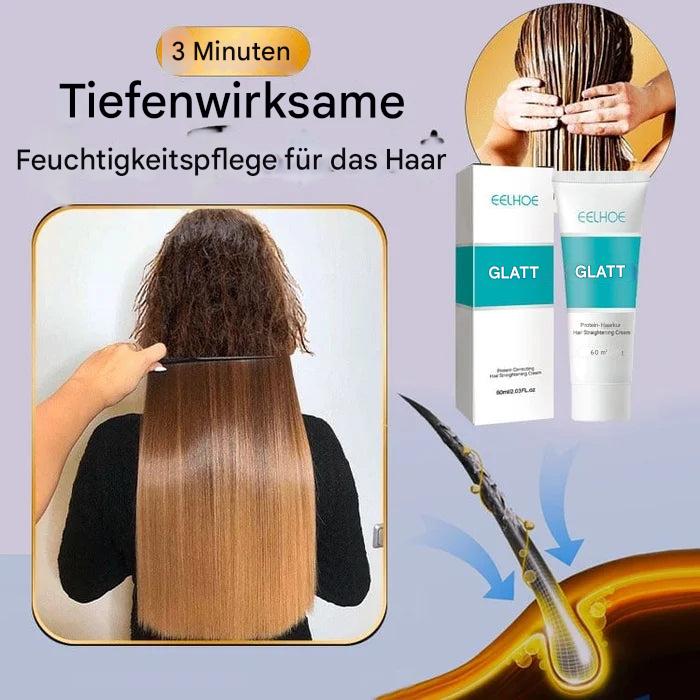 Keratin | Glättungscreme | Anti Frizz Pflege für Haare | Keratique