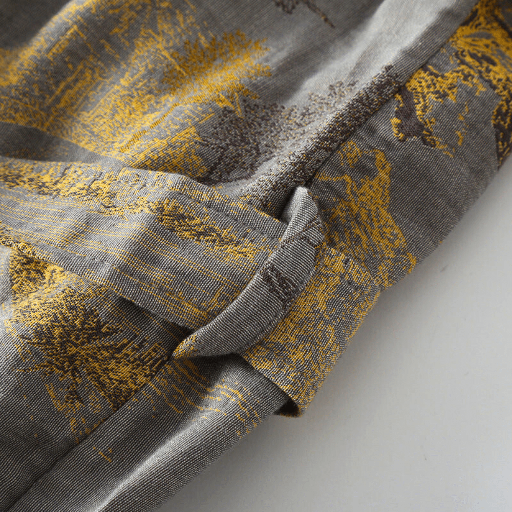 Kimono Bademantel | Unisex Retro Design | Leicht & Atmungsaktiv | Wellness Komfort | Kimora