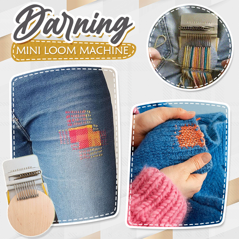Kleidung reparieren | Mini Webrahmen | Saubere Stopfreparatur | ThreadMaster