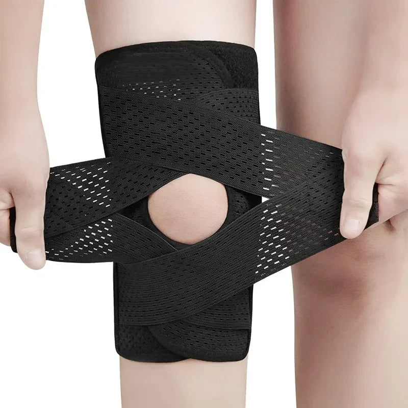 Kniebandage | Verstellbare Träger | Atmungsaktiv | KneeFreedom