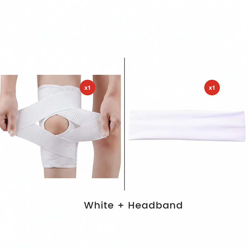 Kniebandage | Verstellbare Träger | Atmungsaktiv | KneeFreedom