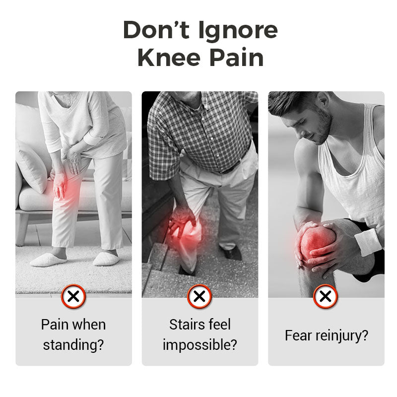 Kniebandage | Verstellbare Träger | Atmungsaktiv | KneeFreedom
