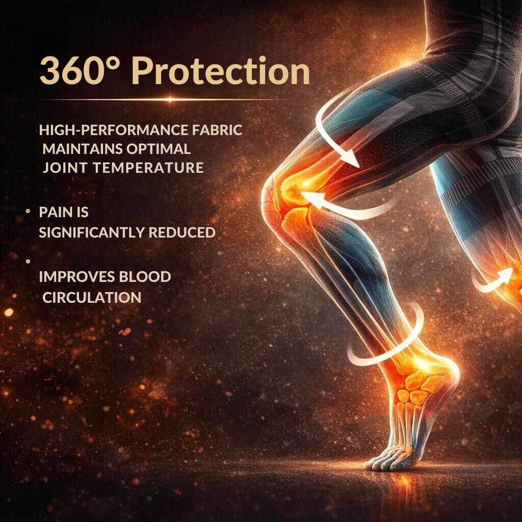 Kniebandage mit Kompression | Stabiler Halt | Atmungsaktiv und Rutschfest | Stabilon