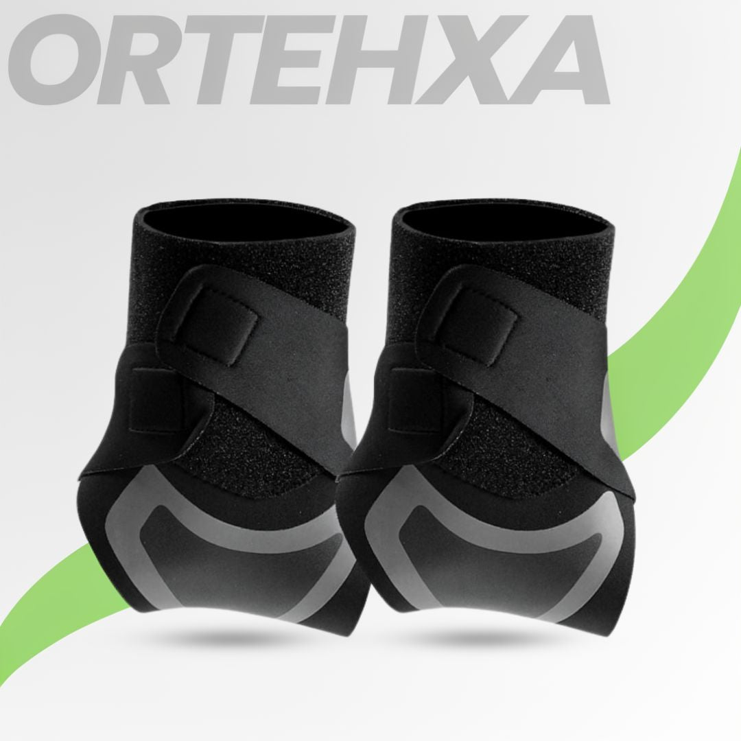 Knöchelbandage | Fußbandage mit Kompression | Stabiler Halt für Ferse | Orthexa