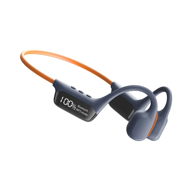 Luujohdekuulokkeet | Bluetooth, MP3-tila ja LED-näyttö | Niskapanta | RunClear