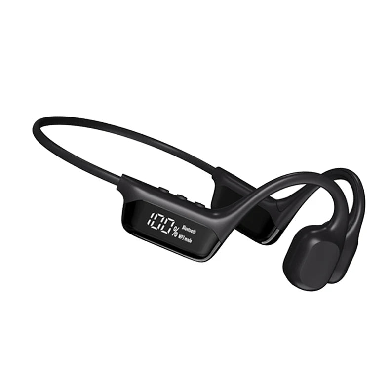 Luujohdekuulokkeet | Bluetooth, MP3-tila ja LED-näyttö | Niskapanta | RunClear