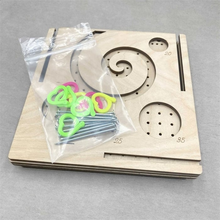 Knotenfreies Bastelvergnügen | Ordnung für Nadeln Schere Zubehör | Gleichmäßiger Fadenlauf ohne Verheddern | KnitNest