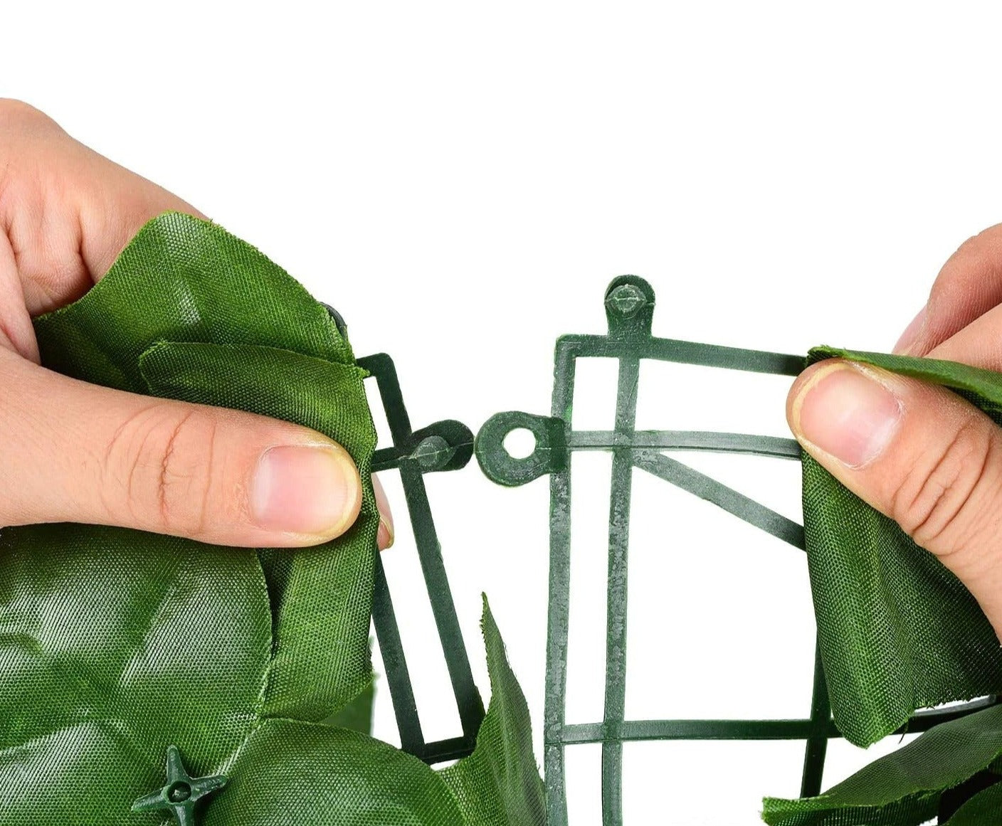 Künstlicher Blätter-Sichtschutz | Wetterfest und UV-Beständig | Zuschneidbar | LeafShield