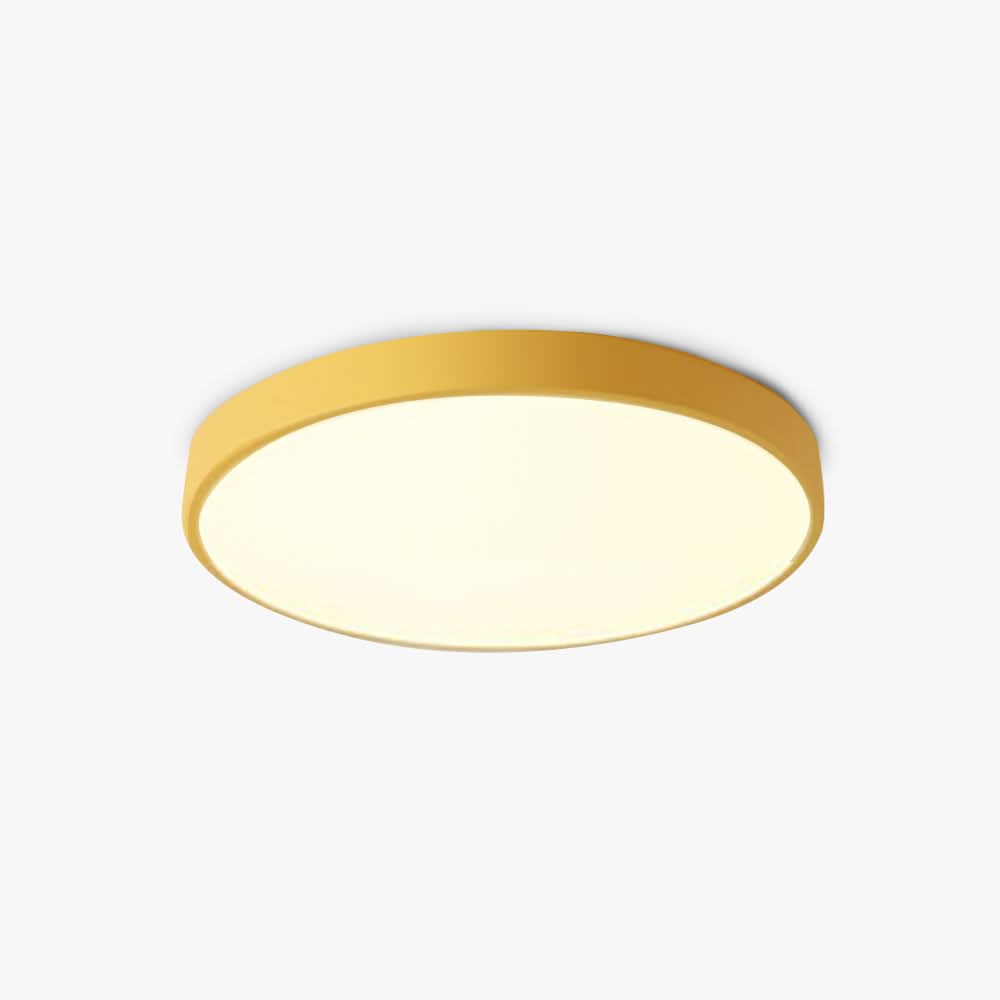 LED Deckenleuchte Metall Ø 30/40/50 cm | Rund in 5 Farben, Warm- oder Kaltweiß | Energieeffizienz A+ für Wohnzimmer & Büro 10