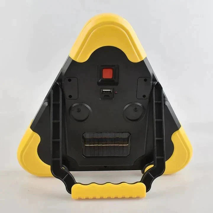 LED-Notfalllampe mit Powerbank | Solarladung, Taschenlampe und Warnleuchte | Wetterfest, kompakt für Auto und Straße 4