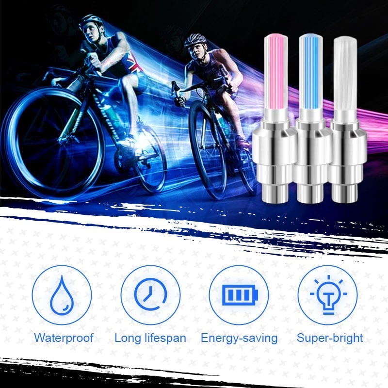 LED-Radbeleuchtung | Wasserdichte Ventilkappenbeleuchtung | LumaRim