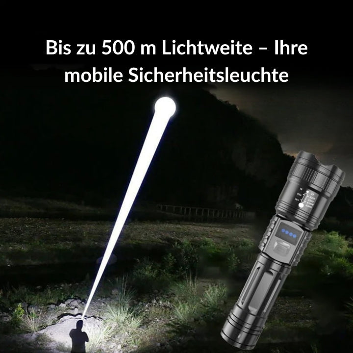 LED Taschenlampe | Ultrahell & Wasserdicht | Zoom-Funktion | UltraBright