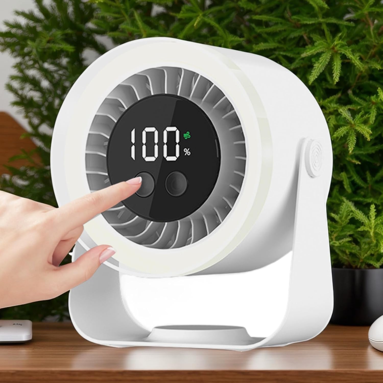 Leiser Tischventilator | 10 Stufen | Schnellladung | Auralis