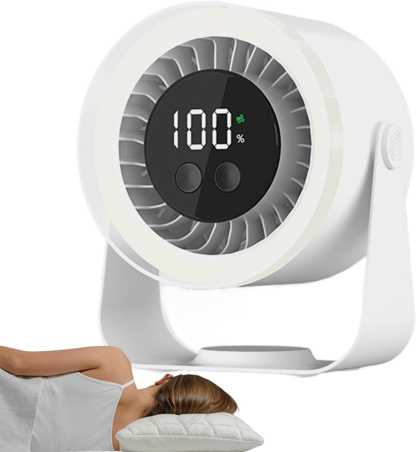 Leiser Tischventilator | 10 Stufen | Schnellladung | Auralis