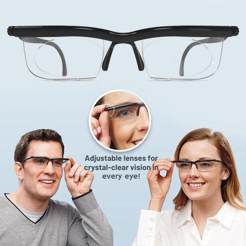 Lesebrille | Stufenlose Fokussierung | Klare Sicht | ZoomVista