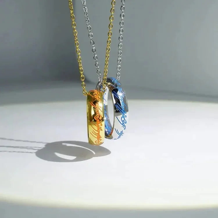 Leuchtring mit leuchtender Elbenschrift | Mystische Rune | Lichtabsorbierender Leuchteffekt | RunenLicht