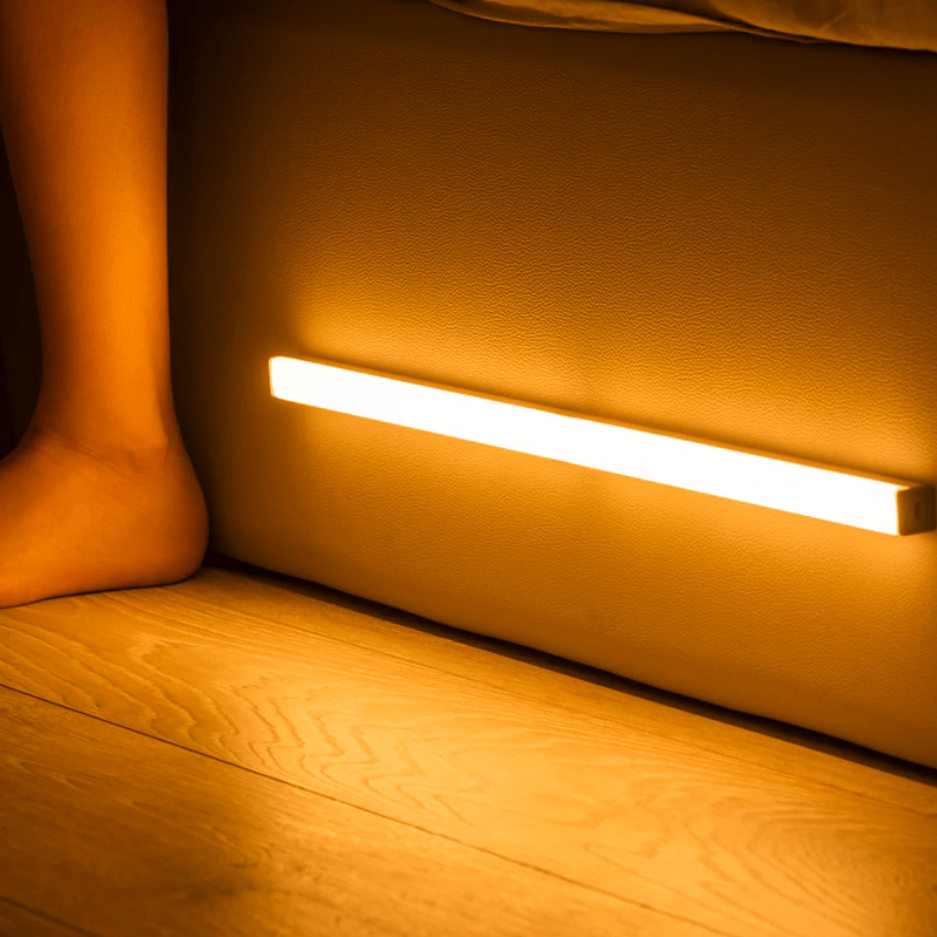 Lichtleiste | Kabelloses Nachtlicht mit Bewegungssensor | Warmes Orientierungslicht | Sensolux
