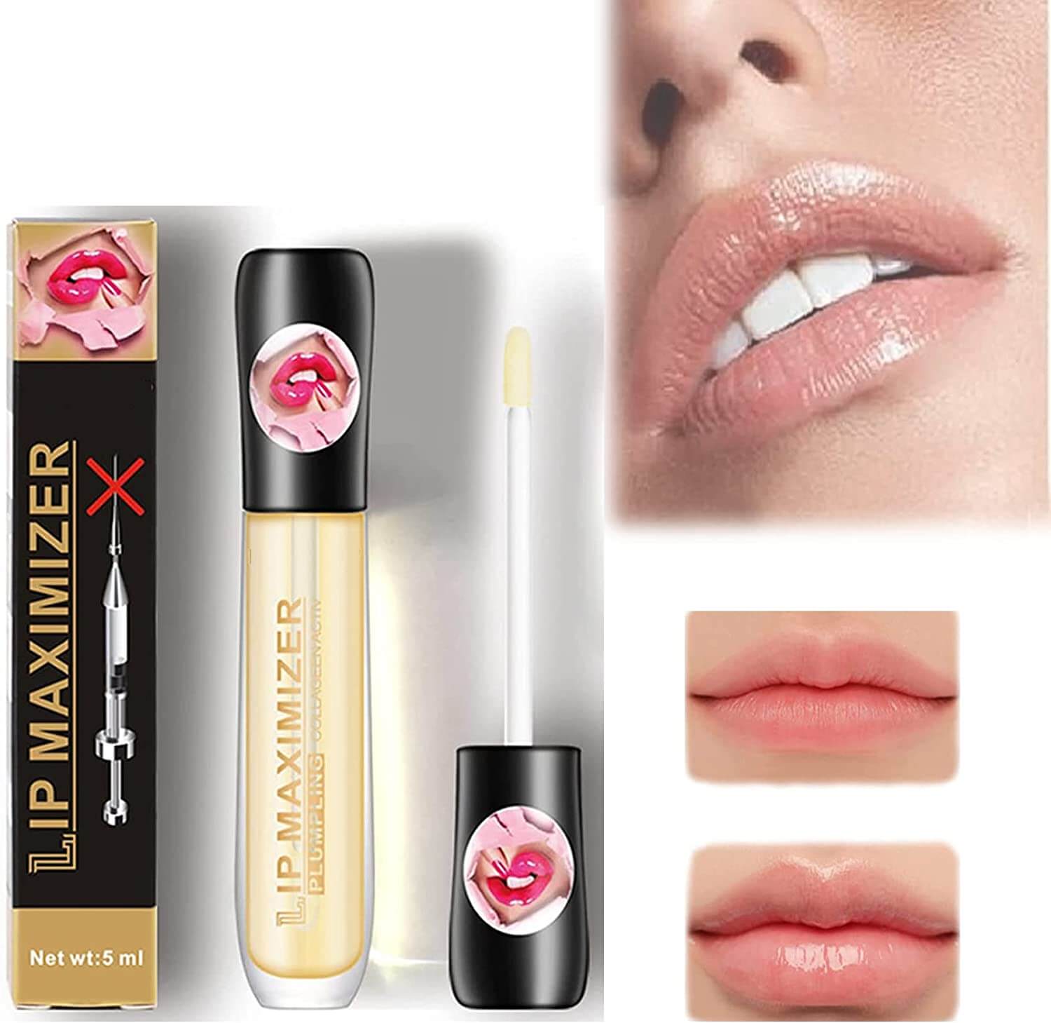 Lippen | Volumen Serum | Hyaluron Feuchtigkeits Pflege | LipMaximizer