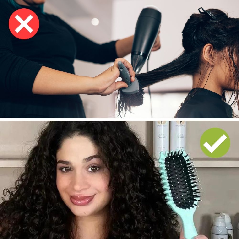Lockenbürste | Locken definieren ohne Frizz | Sanft entwirren für Sprungkraft | BounceCurls