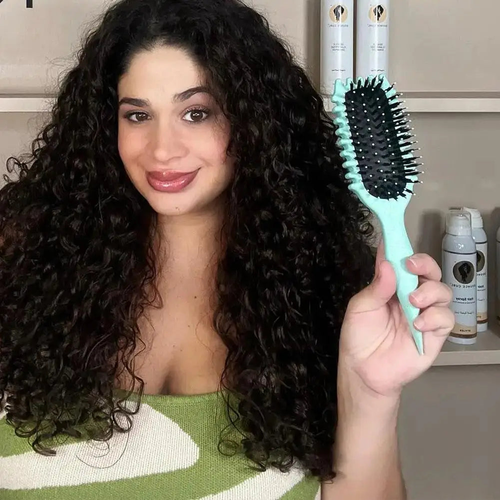 Lockenbürste | Locken definieren ohne Frizz | Sanft entwirren für Sprungkraft | BounceCurls