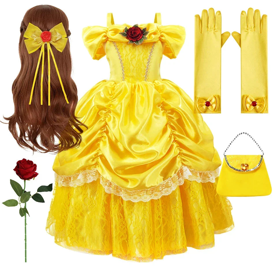 Luna Prinzessinnenkleid für Kinder | Elegantes Cosplay-Outfit | Komplettes Set | RoyalPlay