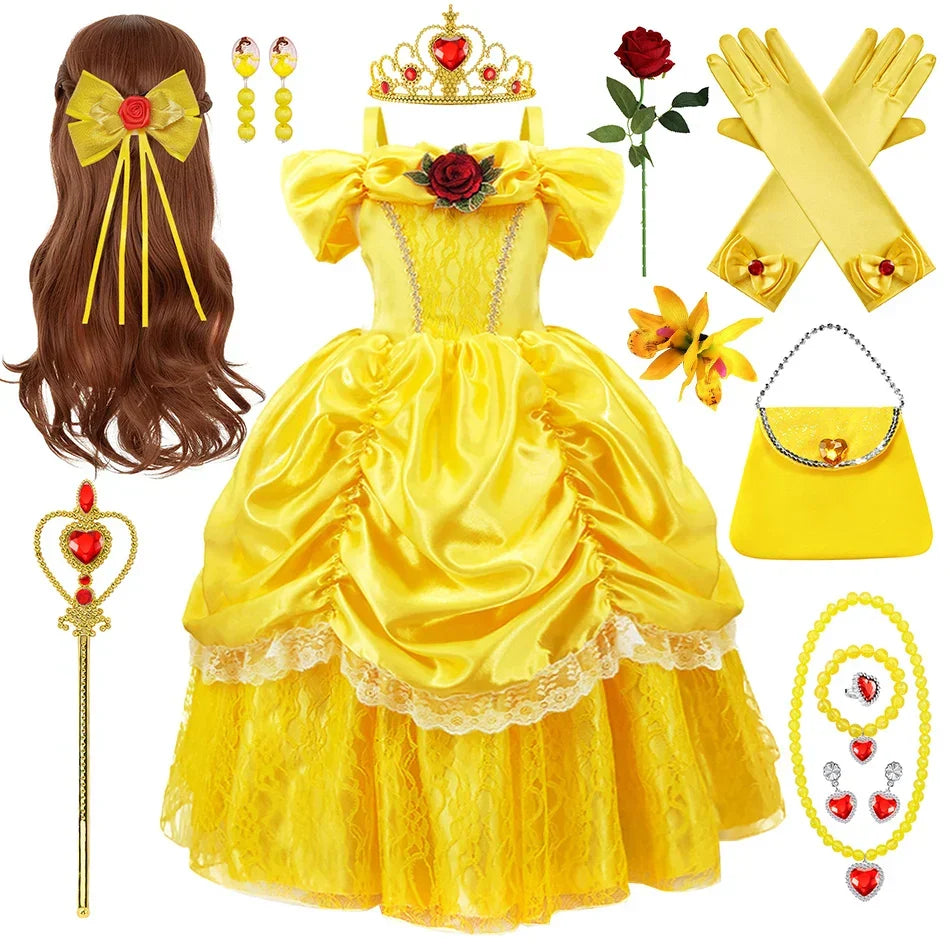 Luna Prinzessinnenkleid für Kinder | Elegantes Cosplay-Outfit | Komplettes Set | RoyalPlay