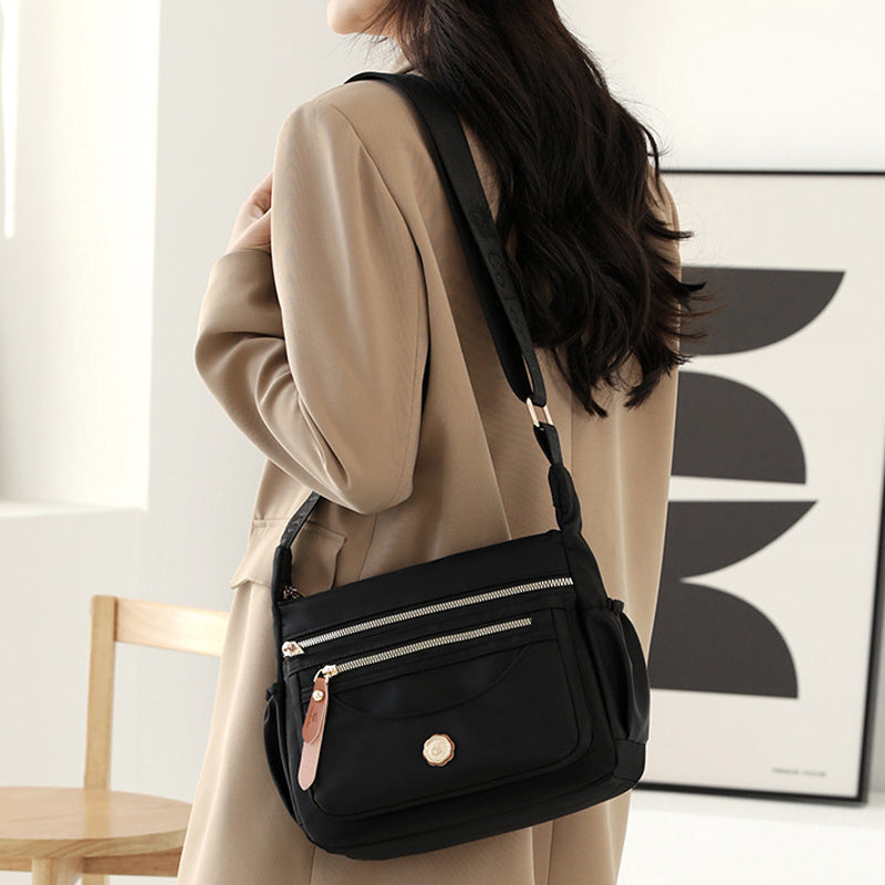 Luxuriöse Umhängetasche für Frauen | Wasserabweisend | Stilvoll, leicht & perfekt organisiert | Mia