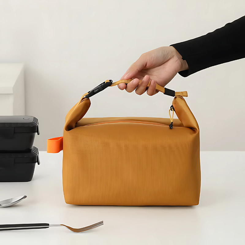 Faltbare und Isolierte Lunchtasche | mit Tragegriff | Hält Speisen Frisch | FreshCarry