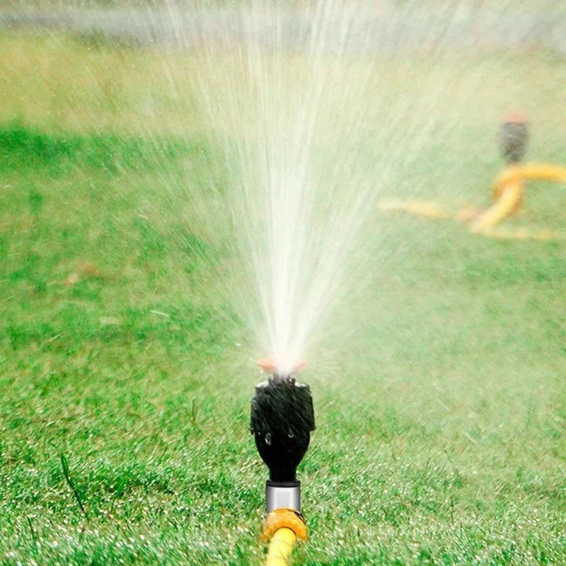 Automatische 360°-Gartenbewässerung | Rasensprinkler Vollautomatisch | Wetterfest | Spinflow