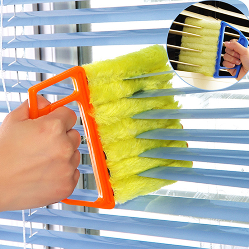 Mikrofaser-Reiniger für Jalousien | Abnehmbar & Waschbar | Reinigt bis zu 6 Lamellen gleichzeitig | Duststreak