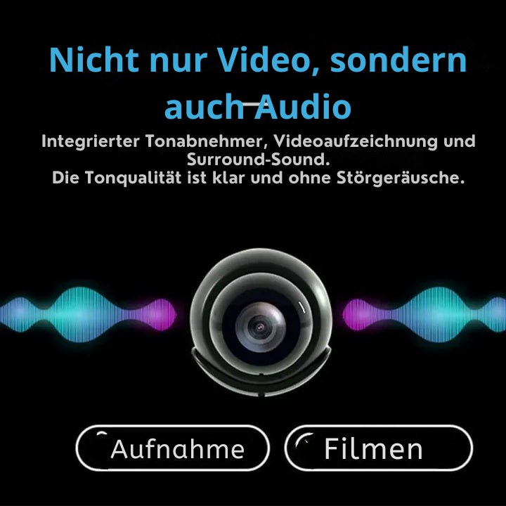 Mini Überwachungskamera | 1080p HD | WLAN & Bewegungserkennung | Nachtsicht