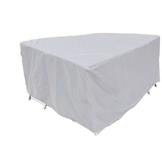 Möbelabdeckung Polyester Wasserdicht | Schwarz oder Silber, 12 Größen 80–152 cm | UV- und Frostschutz für Gartenmöbel 12