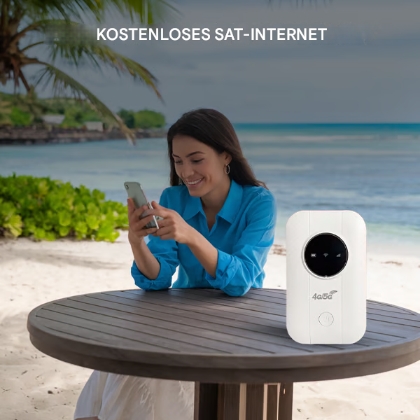 Mobiler WLAN Router | 4G LTE Hotspot | Schnell & Tragbar | NetLink