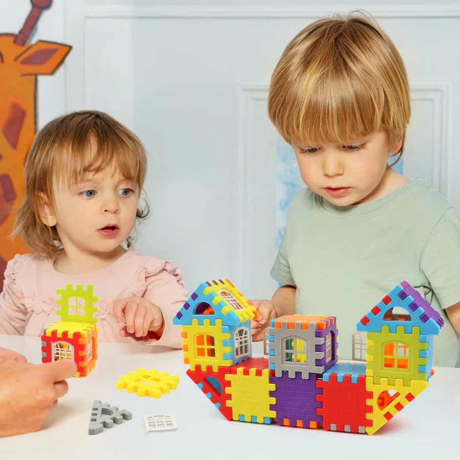 Montessori Kit de construction pour enfants | Blocs sans BPA | Favorise la créativité et la motricité fine | SnapRise