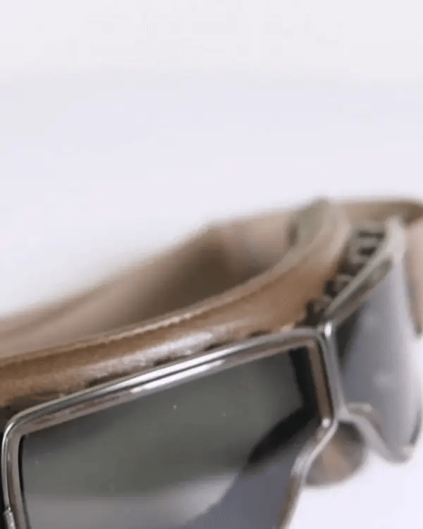 Motorradbrille | UV-Schutz | Stoßfest & Verstellbar | RetroGoggles