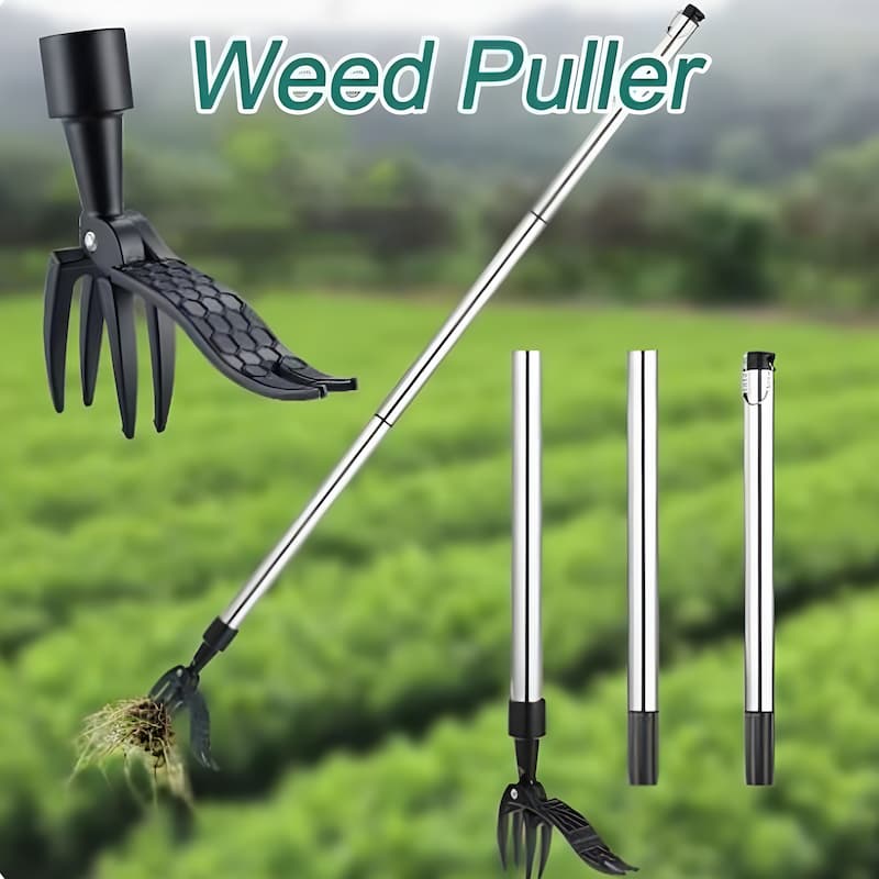 Mühelose Unkrautentfernung | Wurzelgriff | Für harte Böden und Rasenflächen | RootLift