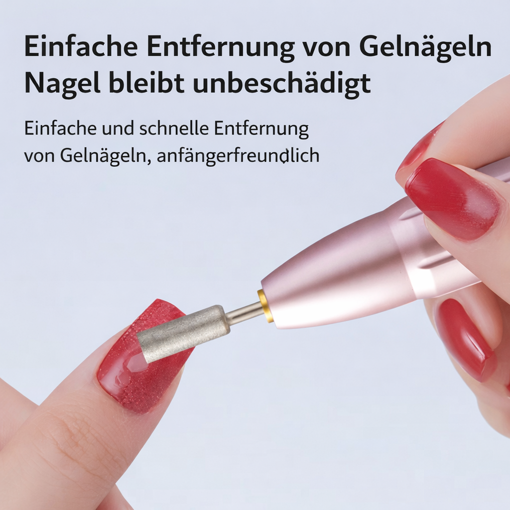 Nagelfräser | Elektrischer Nail Drill | Präzise Kontrolle & Sanfte Profi-Ergebnisse | Nailvora