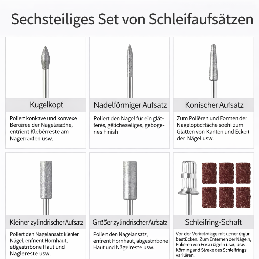 Nagelfräser | Elektrischer Nail Drill | Präzise Kontrolle & Sanfte Profi-Ergebnisse | Nailvora