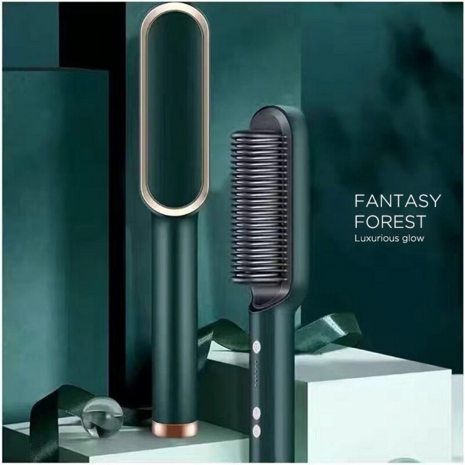 Nano-Titan® Haarbürste + Glätteisen 2in1