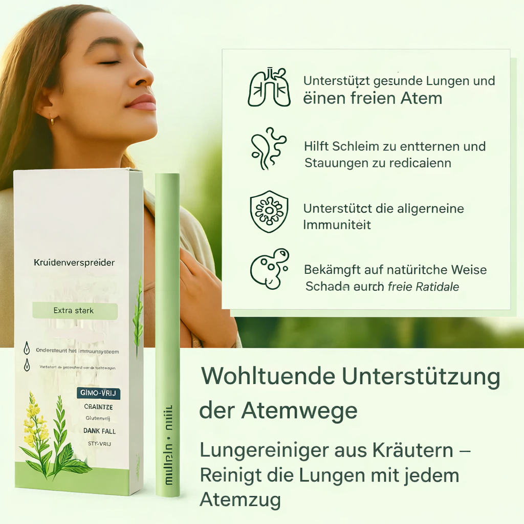 Nikotinfreier Lungenreiniger | Frische Atmung | Kräuterdiffusor | PureLung