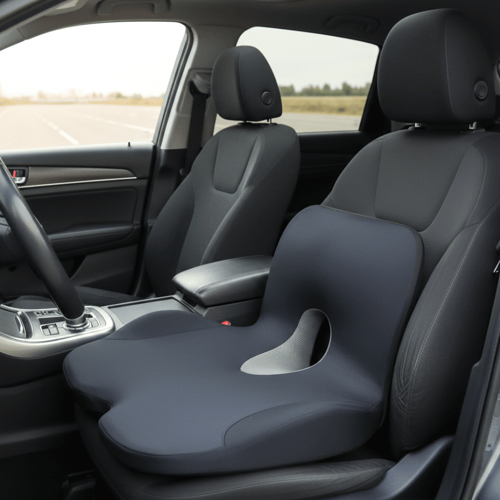 Orthopädisches Memory-Schaum-Kissen | L-Form für Becken und Taille | Rutschfest | PosturaCare