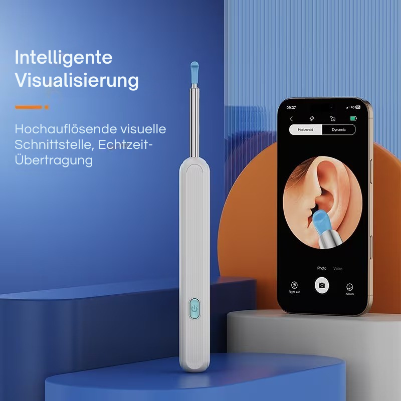 Otoskop | Ohrreiniger mit Kamera | Live Ansicht am Smartphone | OtoView