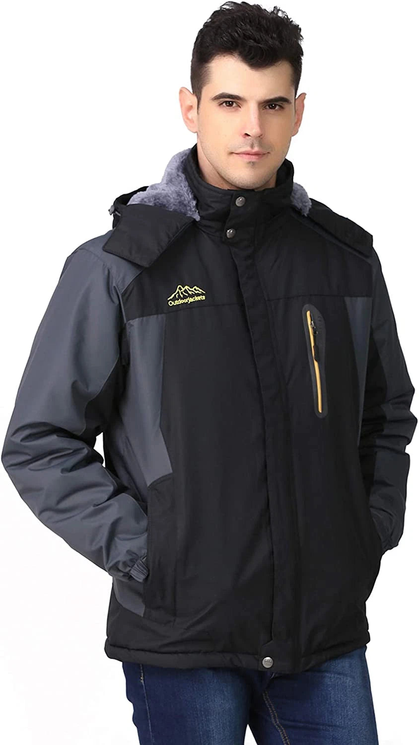 Outdoor Jacke | Wasserdicht winddicht Schutz | Abnehmbare Kapuze Komfort | Summit