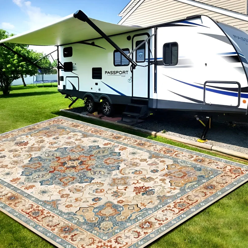 Outdoor-Teppich | Rutschfeste PVC-Rückseite | Im nordischen Stil | FjordFloor